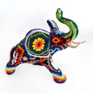 Éléphant d'art huichol