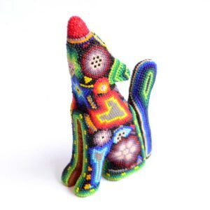Huichol-Kunst Wolf