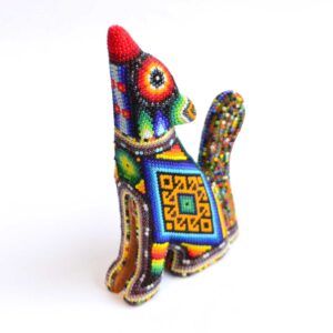 Loup d'art huichol