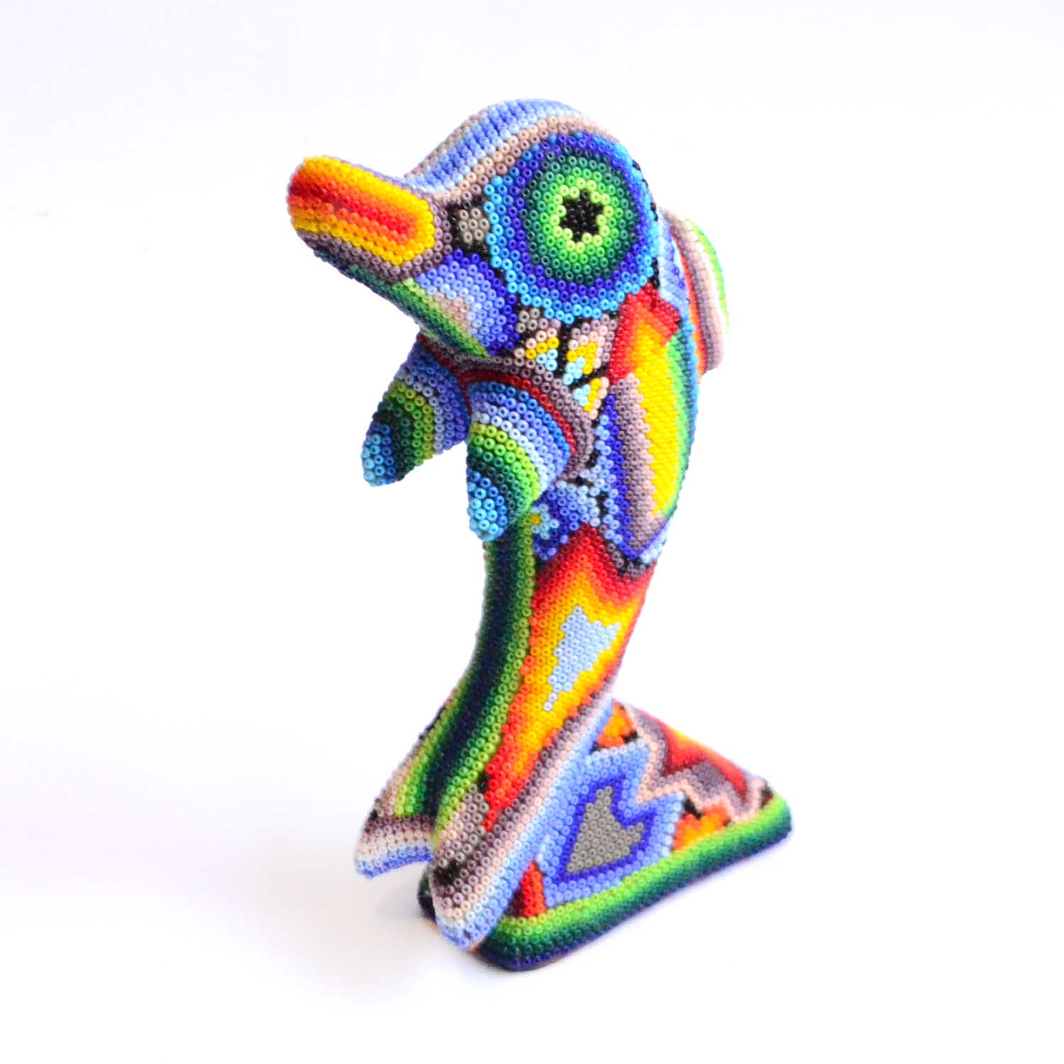 Delfín de Arte Huichol - Imagen 2