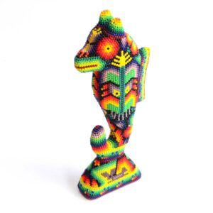 Caballito de mar en arte huichol