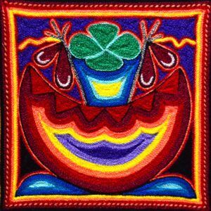 Tabla de estambre Wixarika